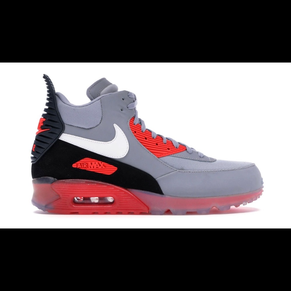 Nike Air Max 90 Ice Sneakerboot Wolf Grey/Infrared